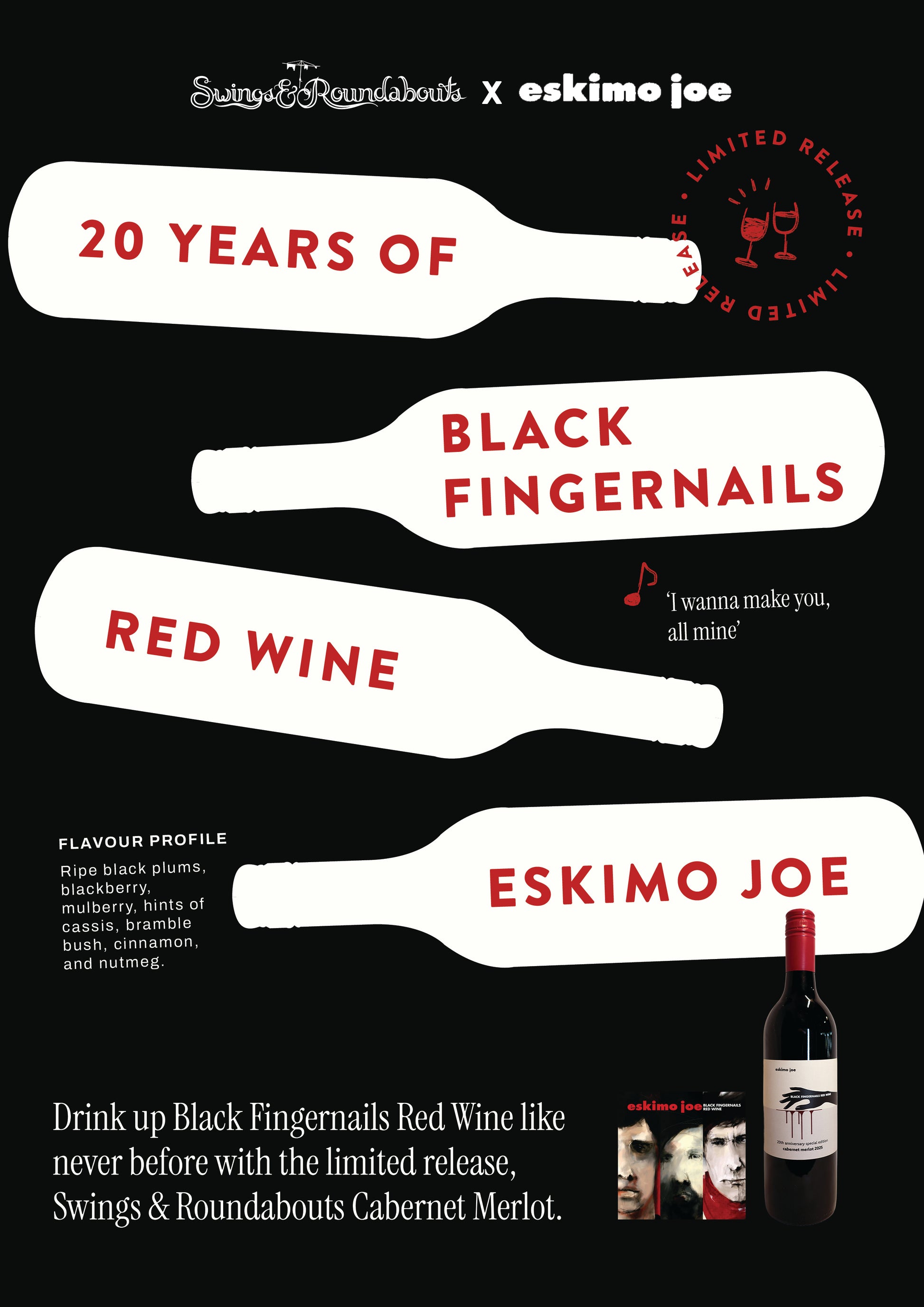 Eskimo Joe 20th Anniversary Special Edition - Swings & Roundabouts Cabernet Merlot 2025